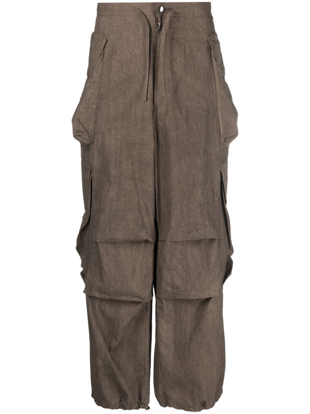 Gocar cotton-blend cargo trousers - 1