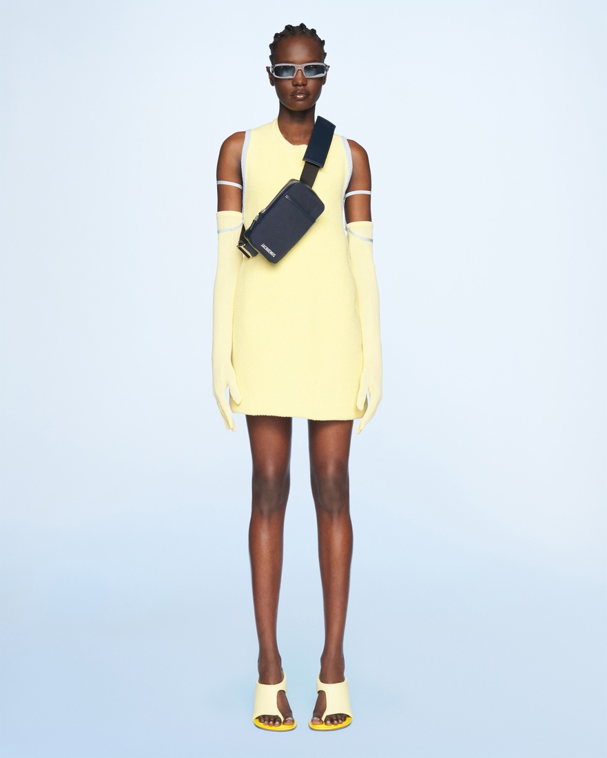 ワンピース JACQUEMUS \"LA ROBE SORBETTO\" DRESS Jacquemus Sorbetto Knitted Mini Dress | Orange | FARFETCH