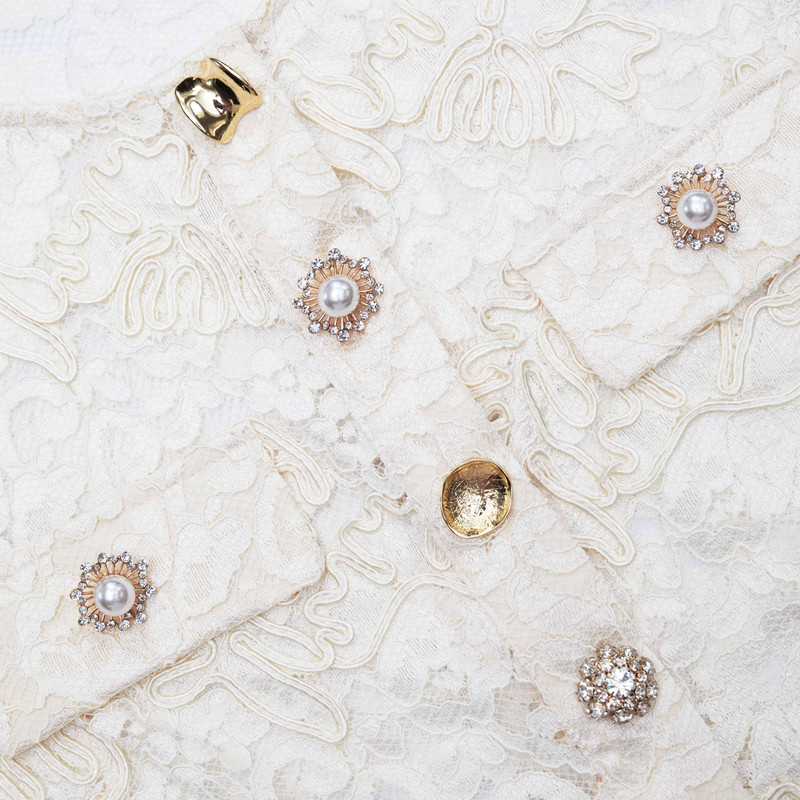 Cream Cord Lace Top 5