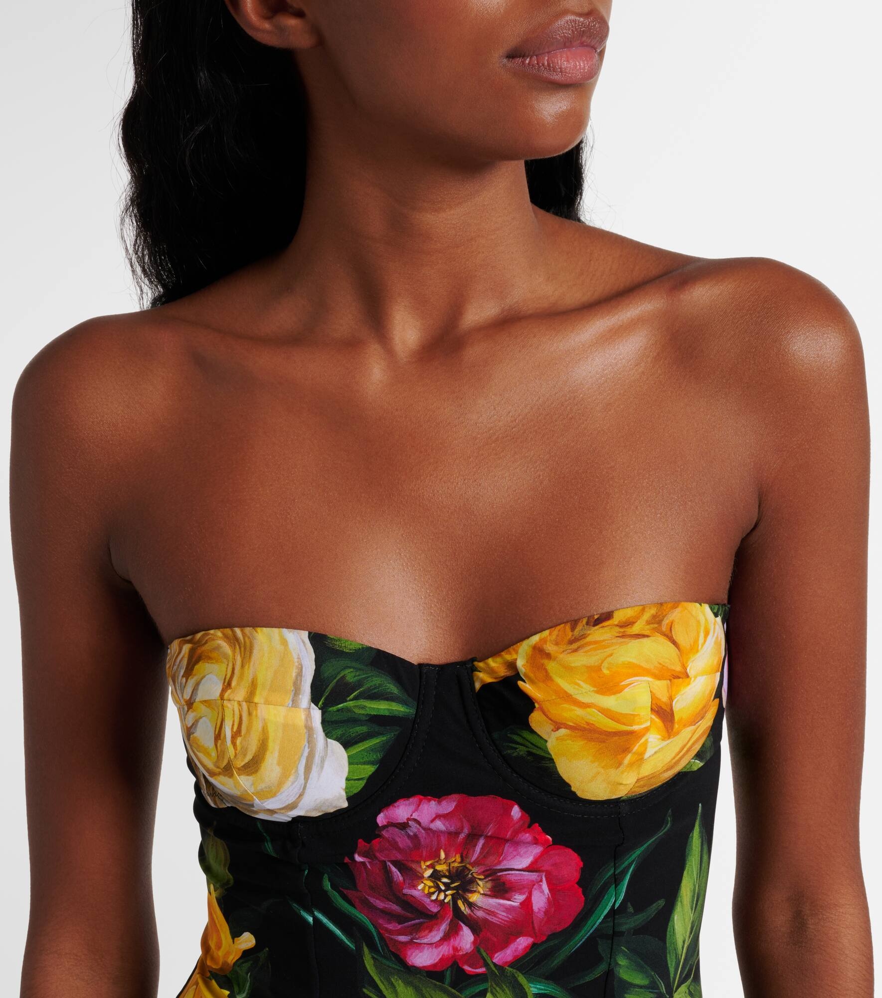 Floral printed swimsuit - 6