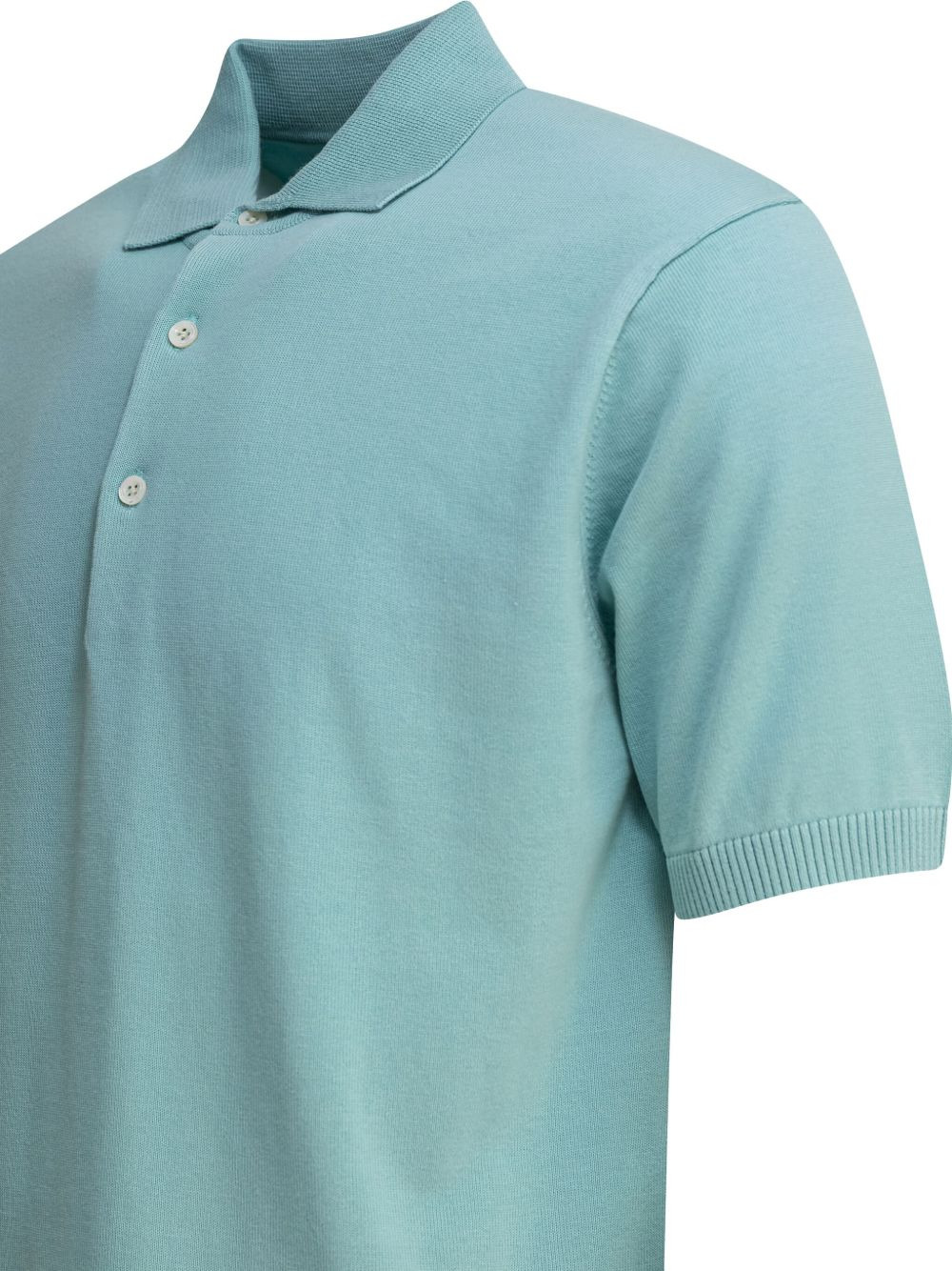 short-sleeve cotton polo shirt - 4