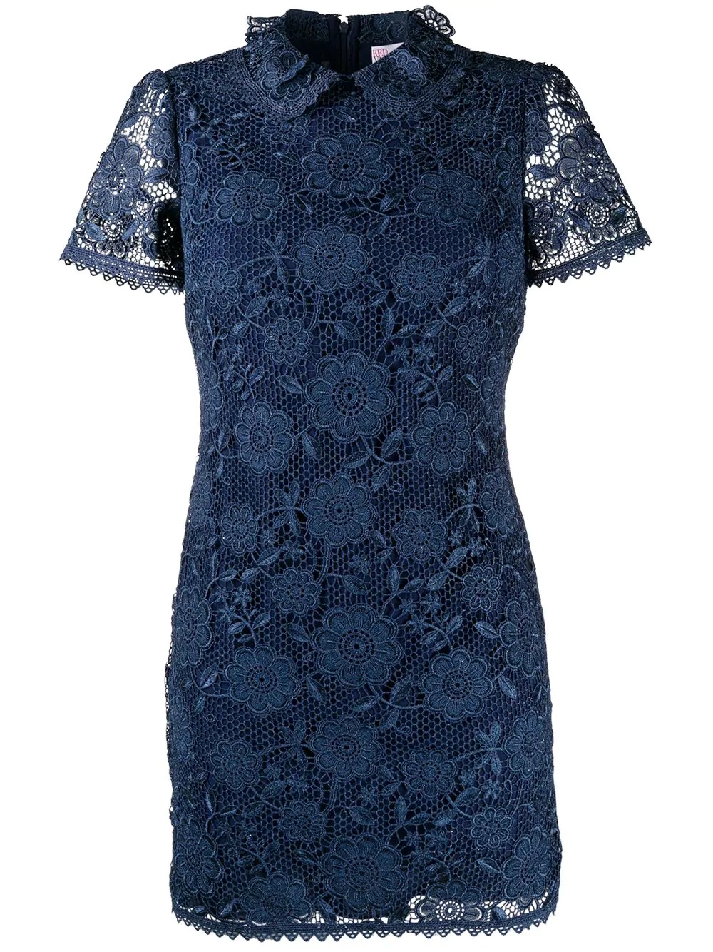 lace overlay dress - 1