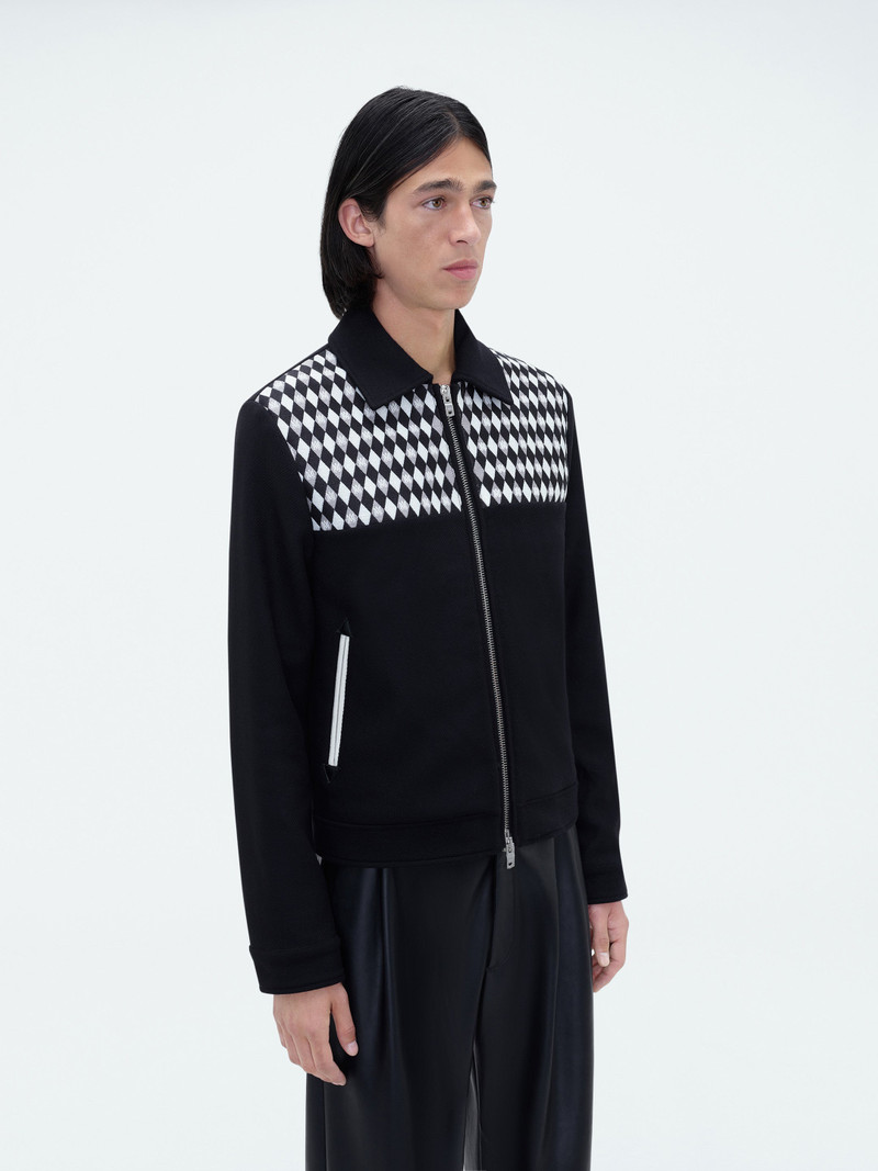 DIAMOND EMBROIDERED WORK JACKET 3