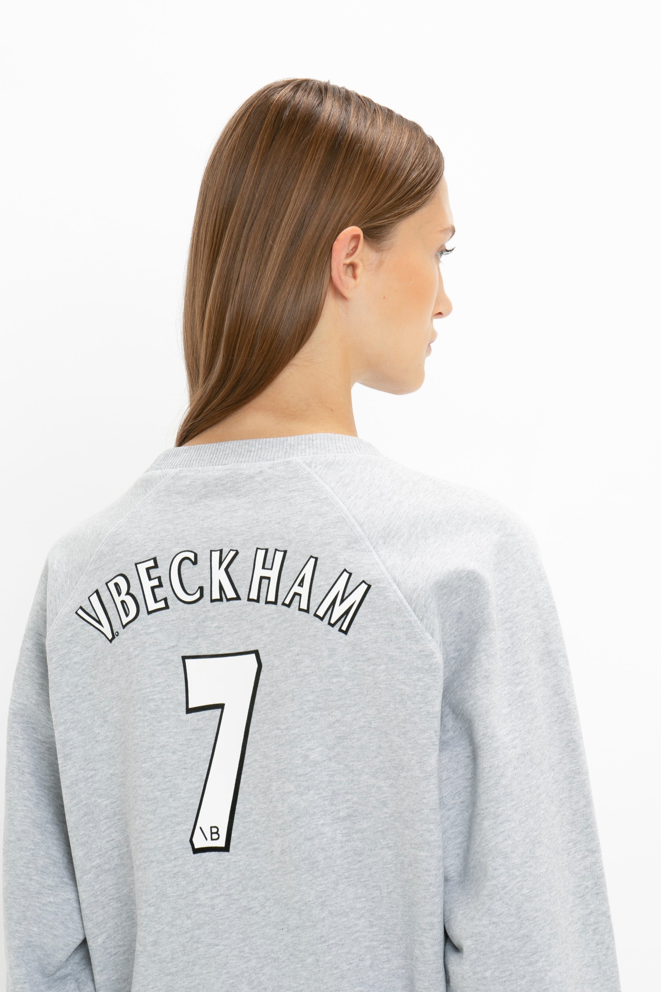 Football Sweatshirt In Grey Marl - 5