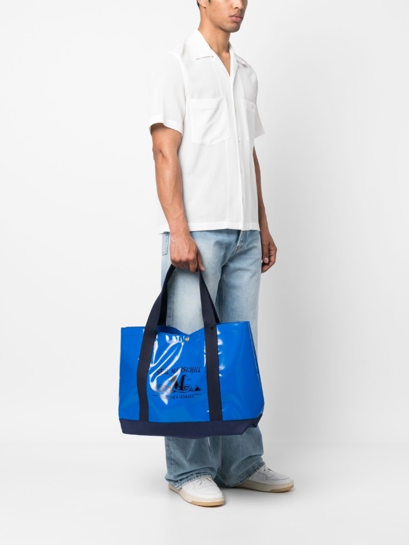 graphic-print tote bag - 2
