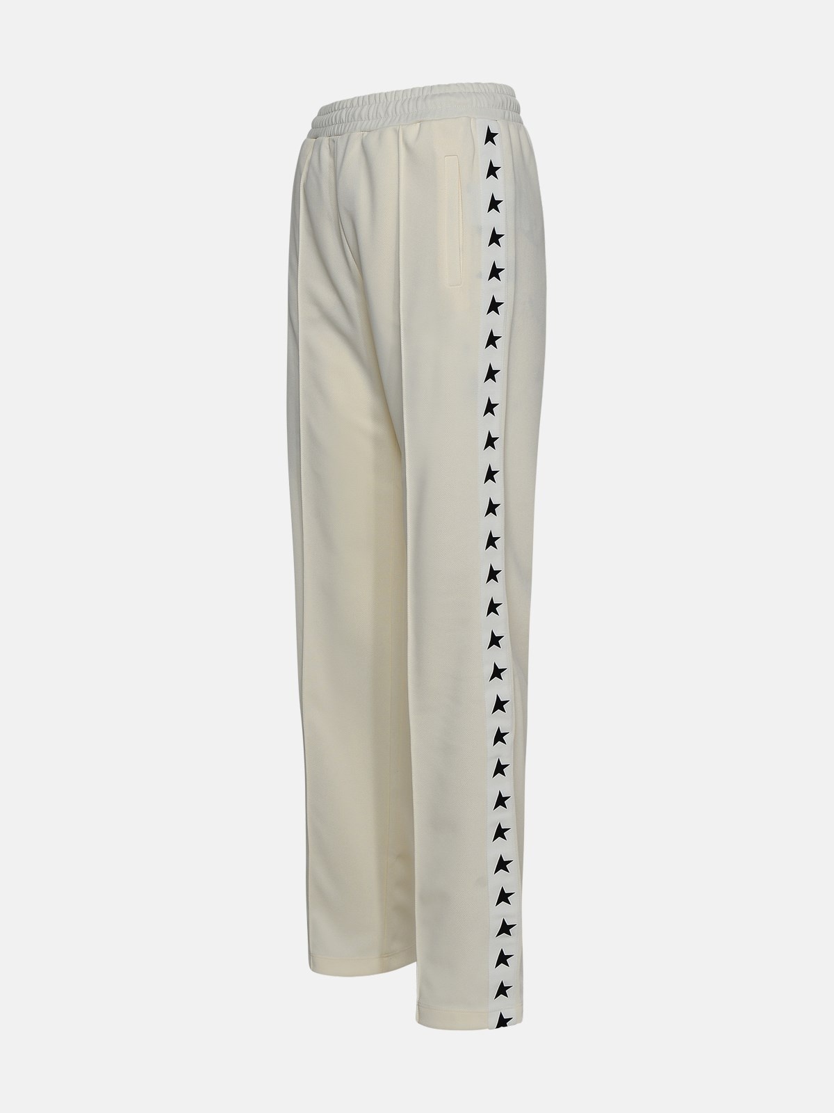 WHITE POLYESTER DOROTEA PANTS - 2