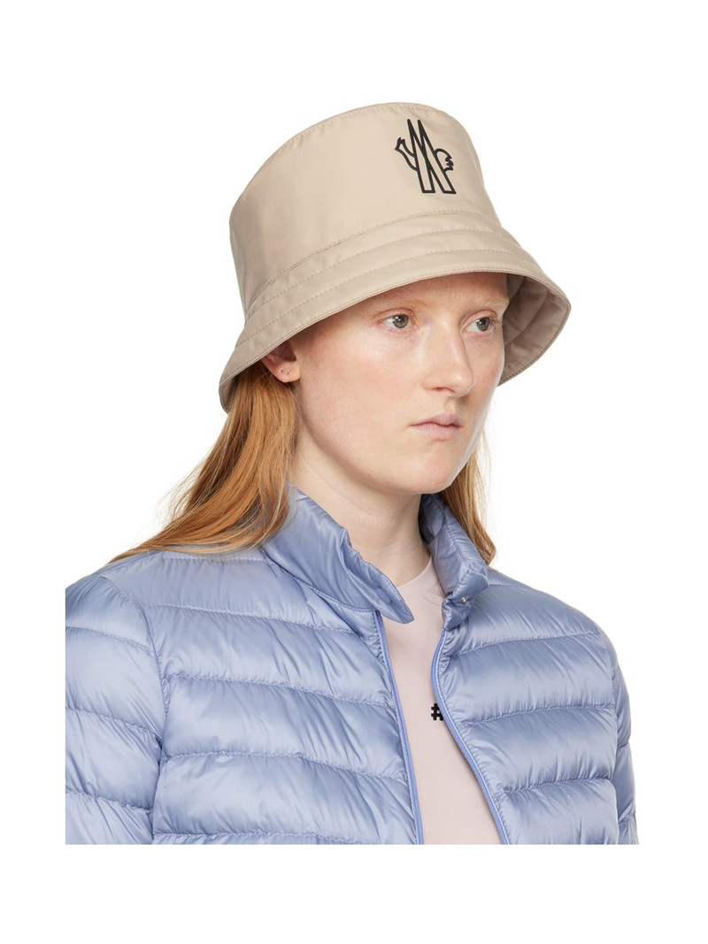 Moncler Grenoble Beige Bonded Bucket Hat outlook