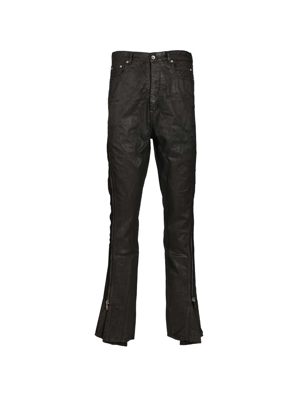 zip low-rise jeans - 1