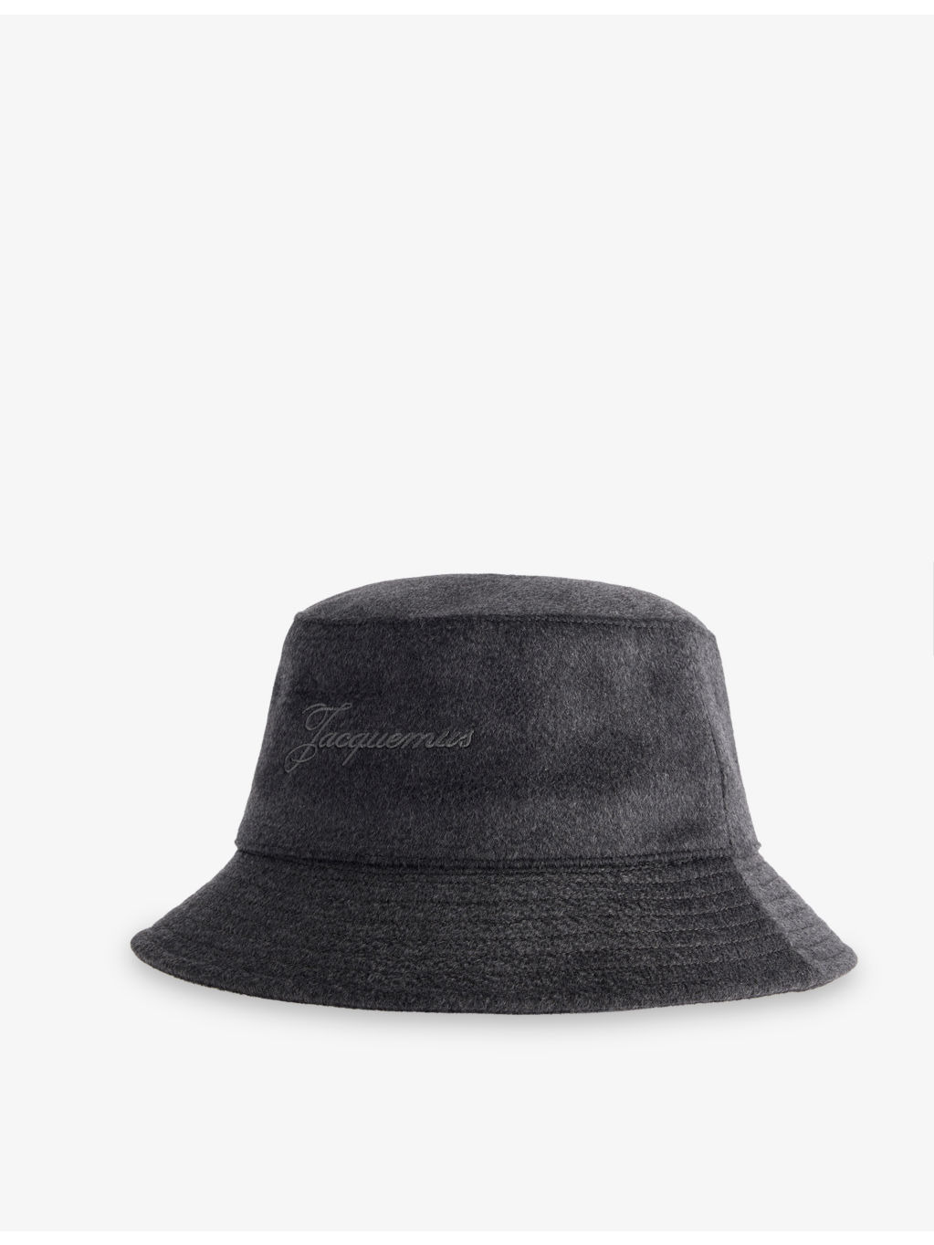 Le Bob Embroidered-Logo Wool Bucket Hat - 1