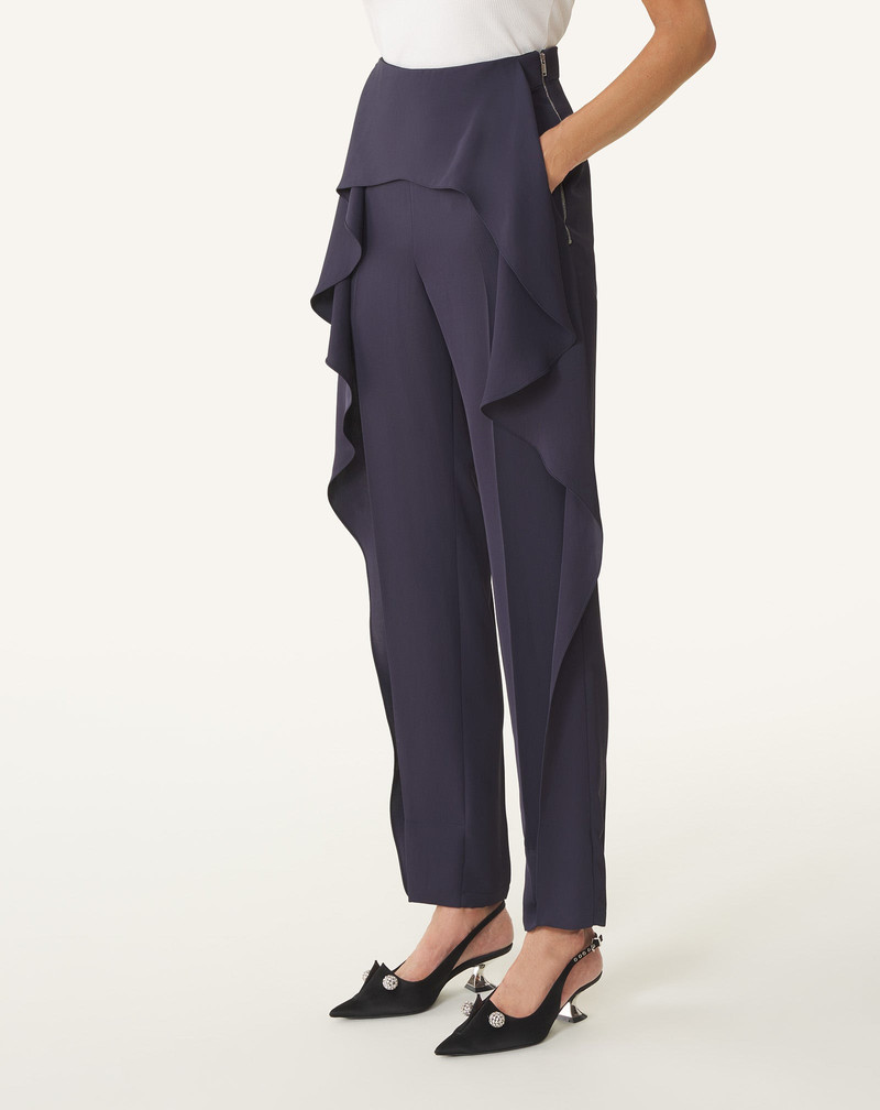 FRILLED TWILL PANTS 3
