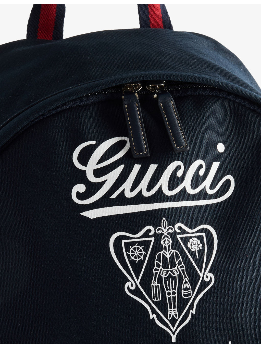 Printed Medium Canvas Backpack - 3