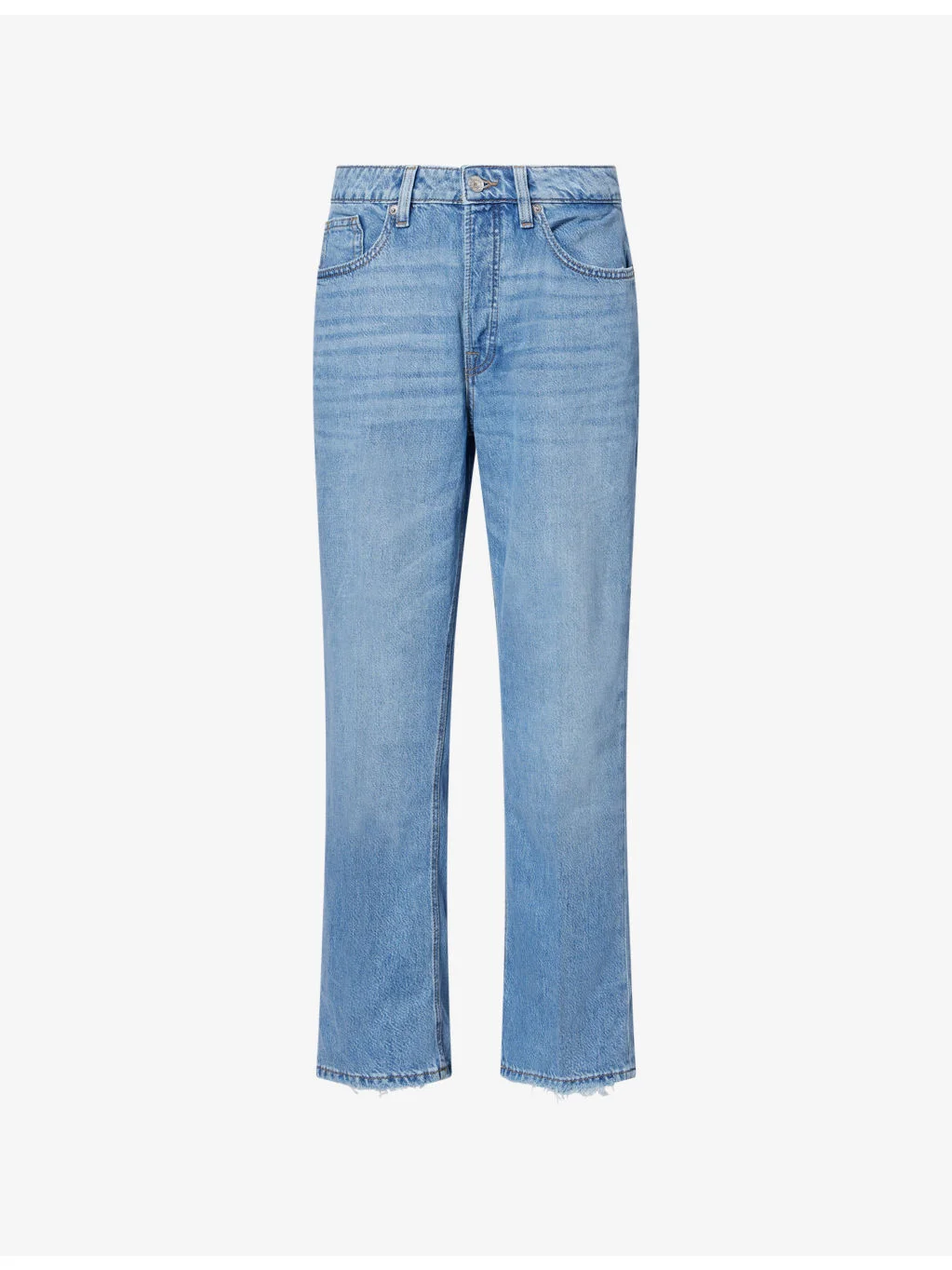 Weightless Boyfriend Straight-Leg Denim Jeans - 1