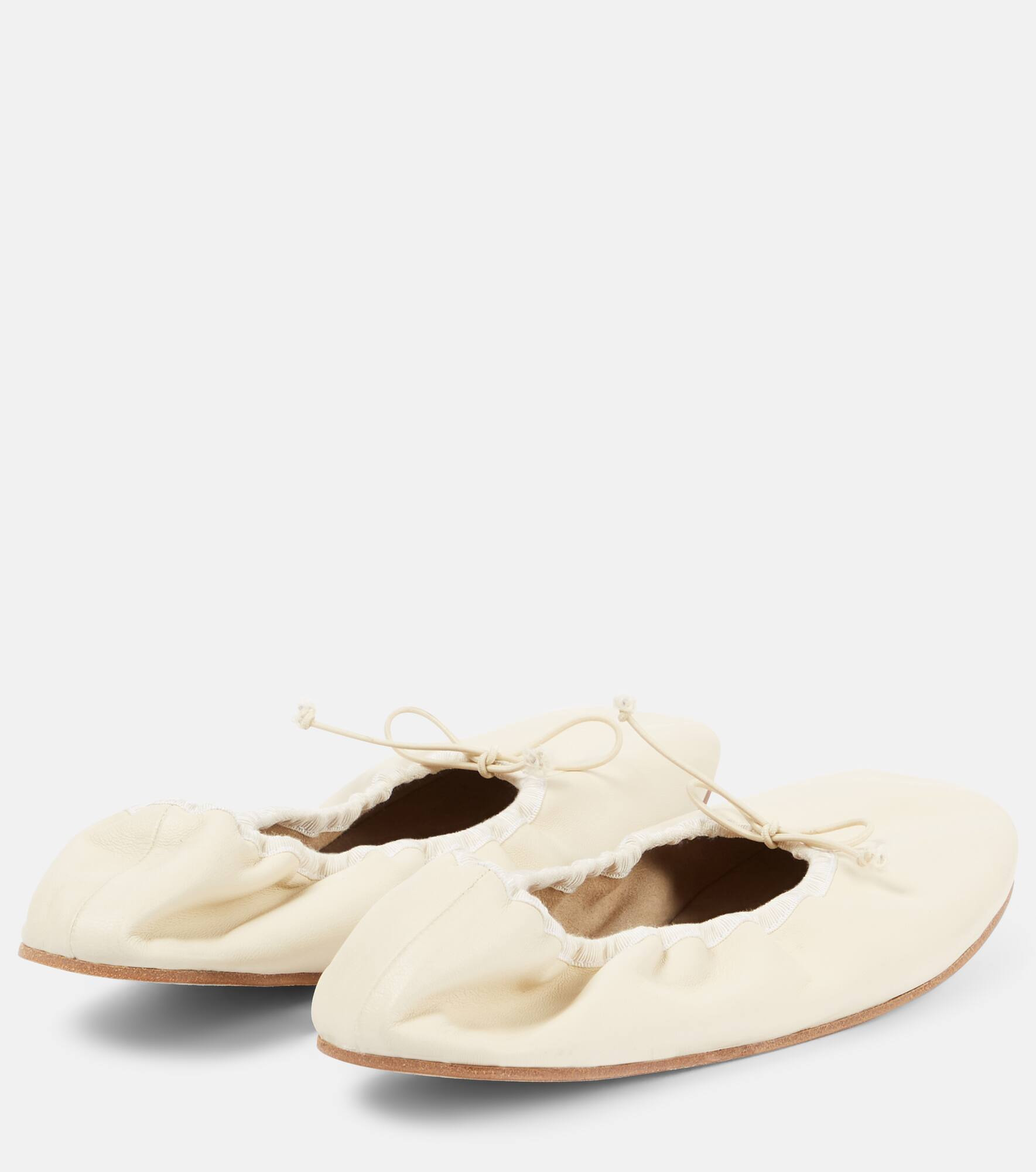 Leather ballet flats - 2