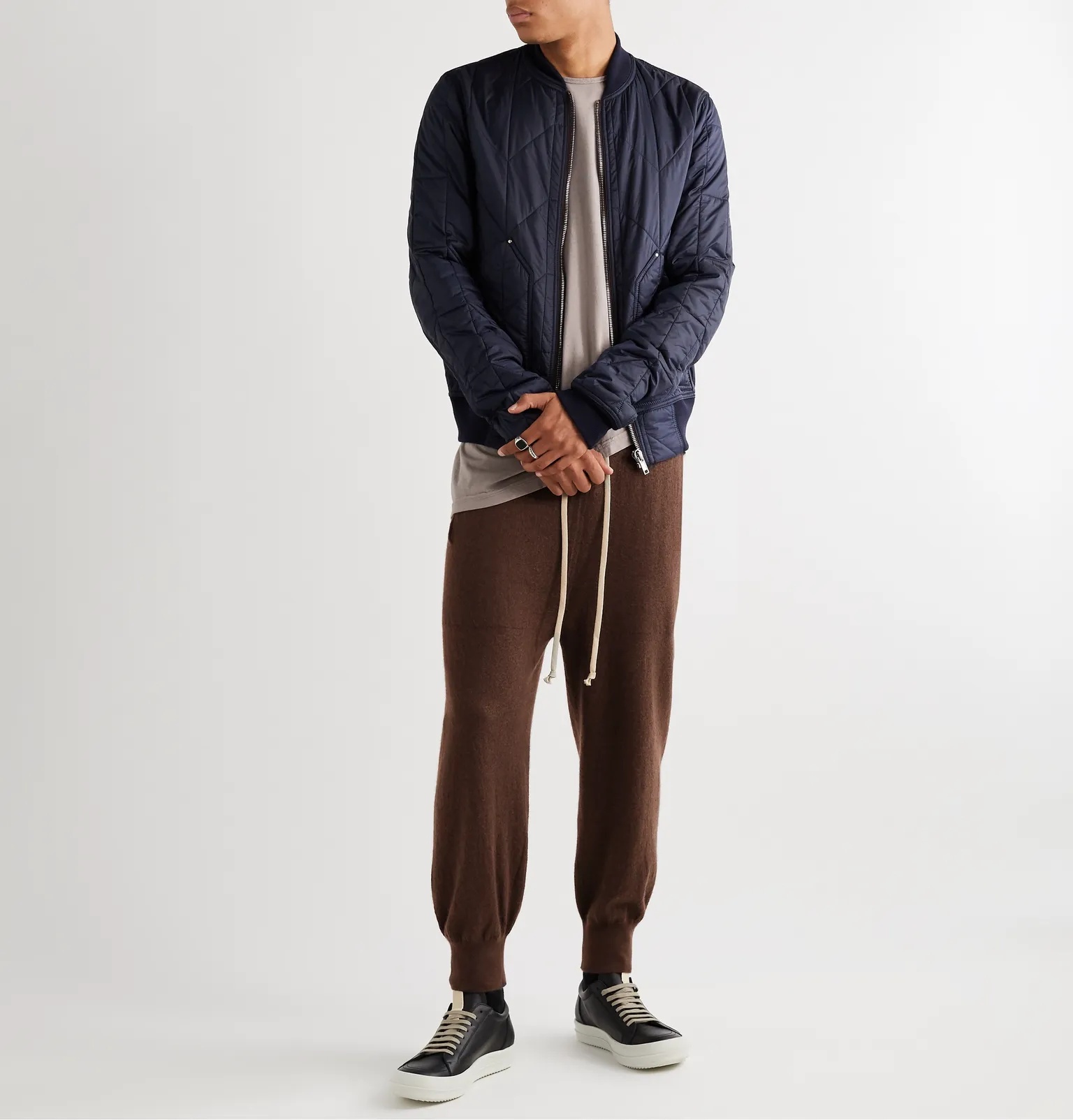 Tapered Boiled Cashmere Sweatpants - 2