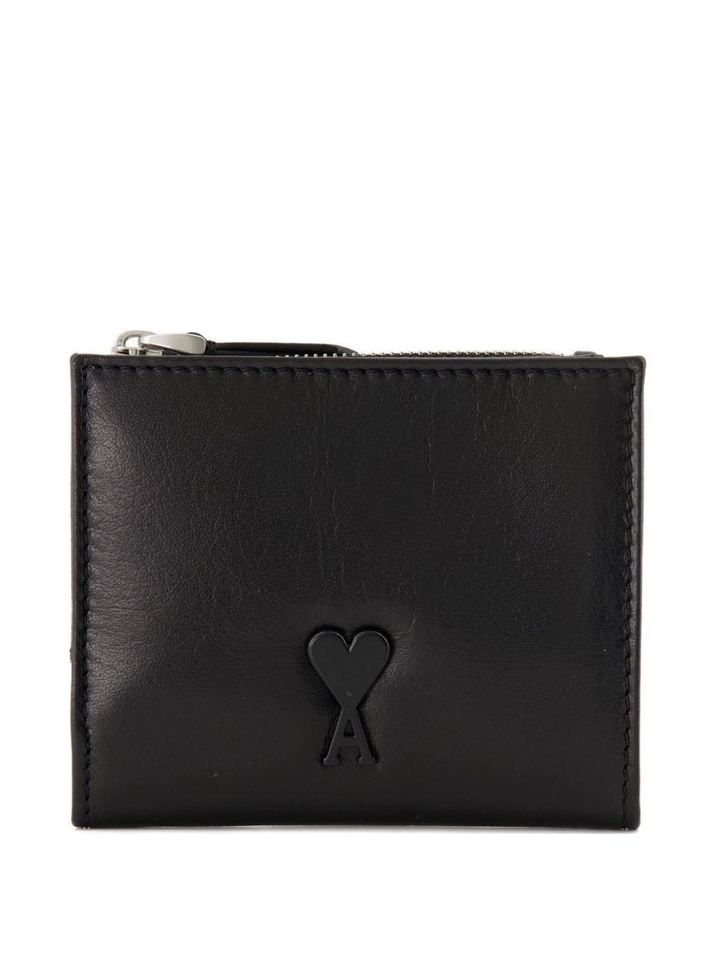 Ami de Coeur-embossed leather wallet - 2
