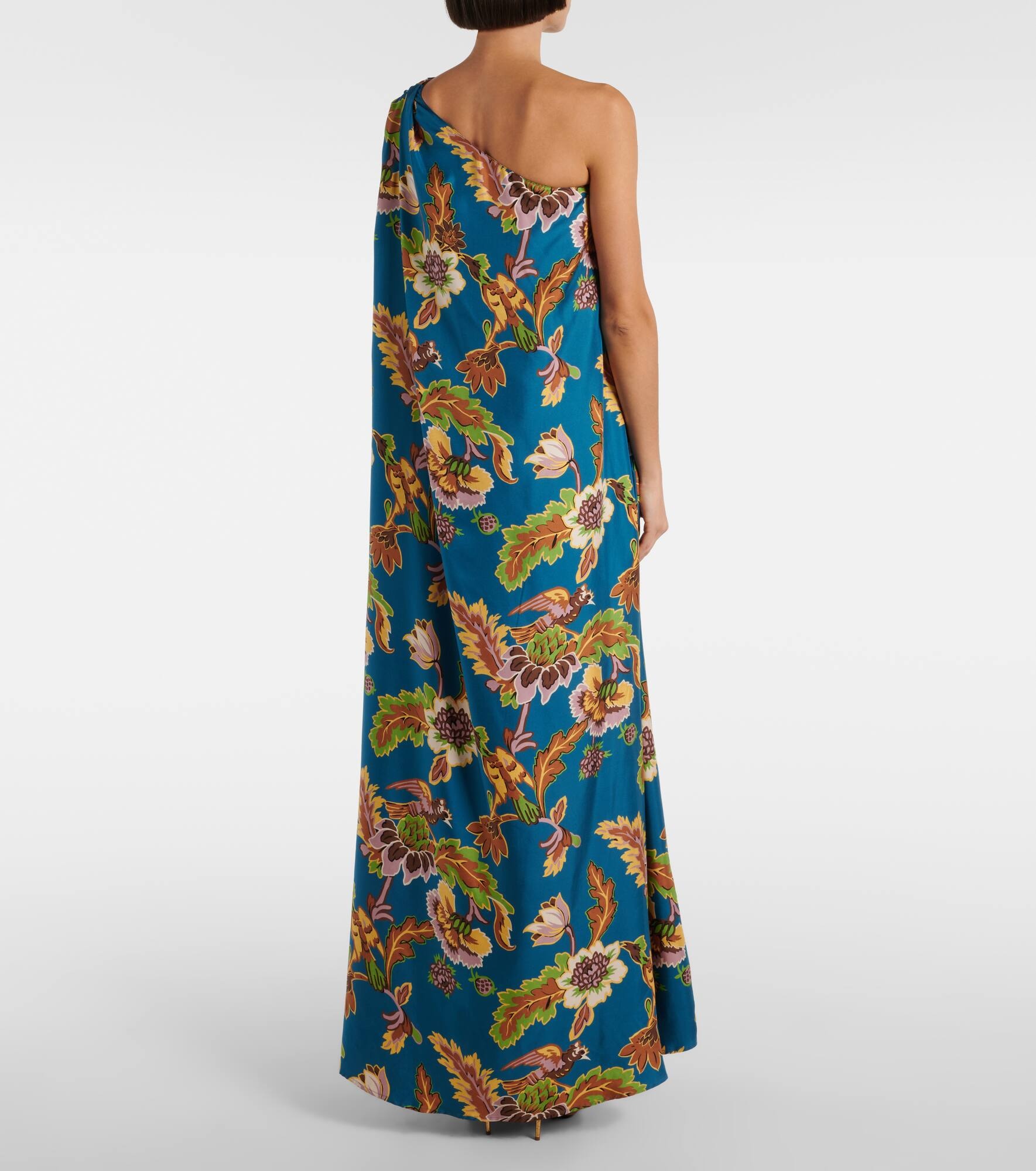 Roy printed silk maxi dress - 3