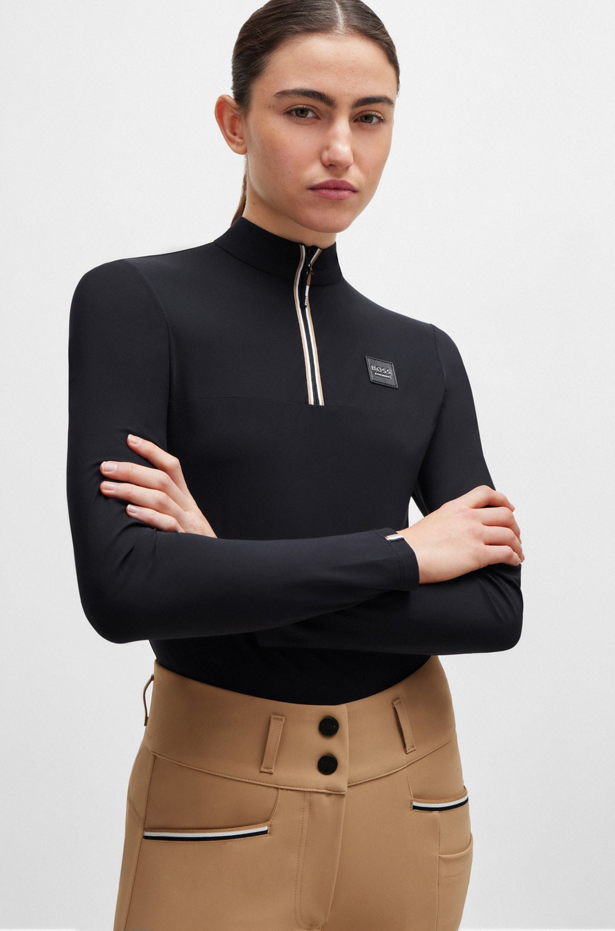 EQUESTRIAN SHOW TOP IN SUPER-STRETCH FABRIC - 5
