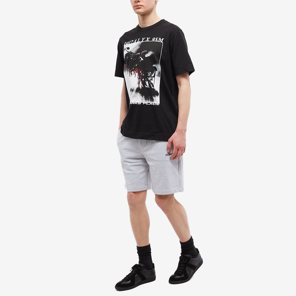 Helmut Lang Core Logo Sweat Shorts - 4