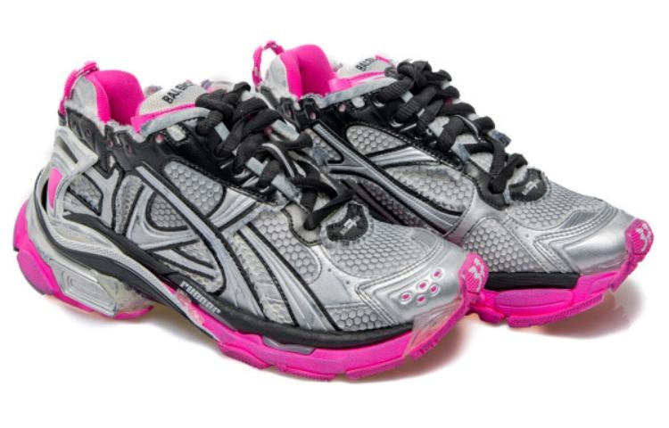 (WMNS) Balenciaga Runner 'Silver Black Pink' 772767W3RBW9155 - 3