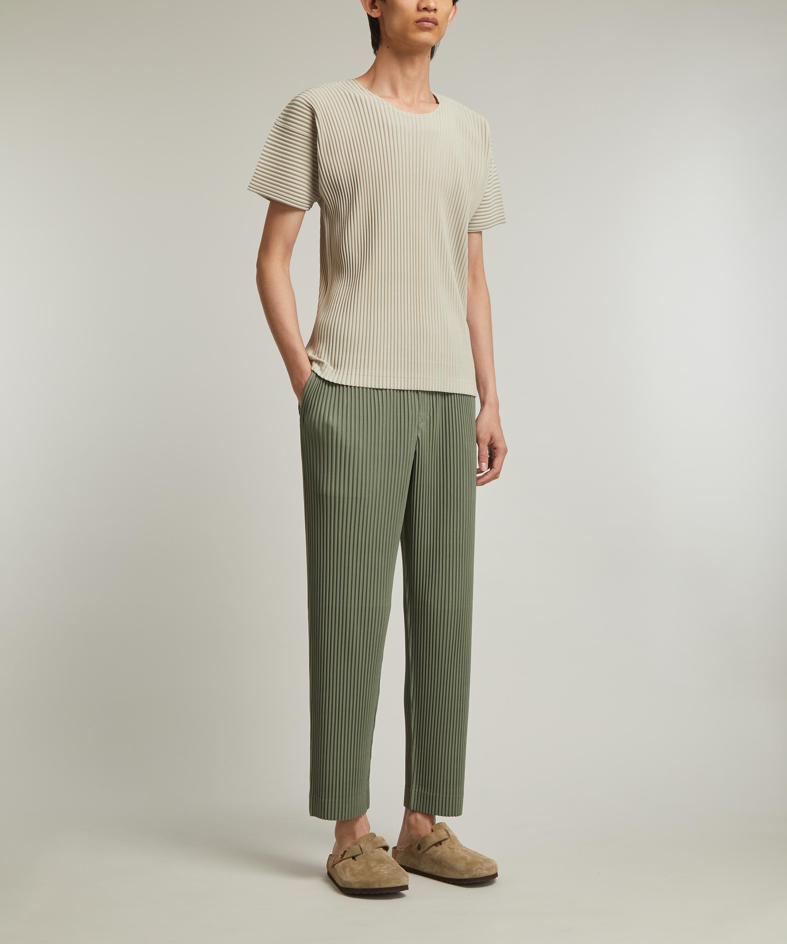 Core Pleated Straight Leg Trousers - 2