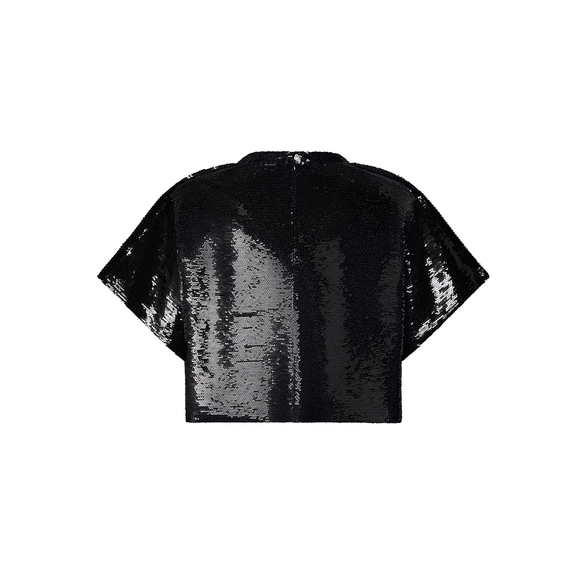 LV Circle Sequin Crop Top - 3