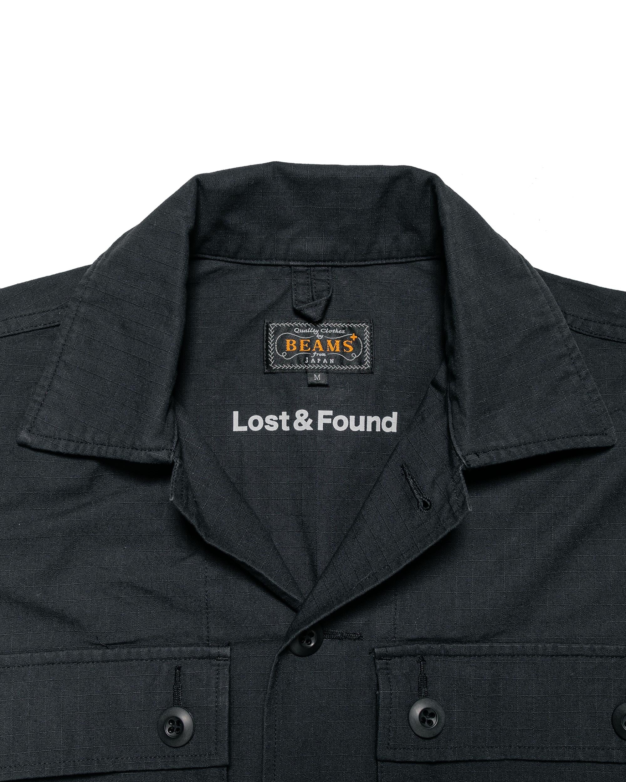 Lost & Found MIL SHT-JAC Cotton Ripstop Black - 7