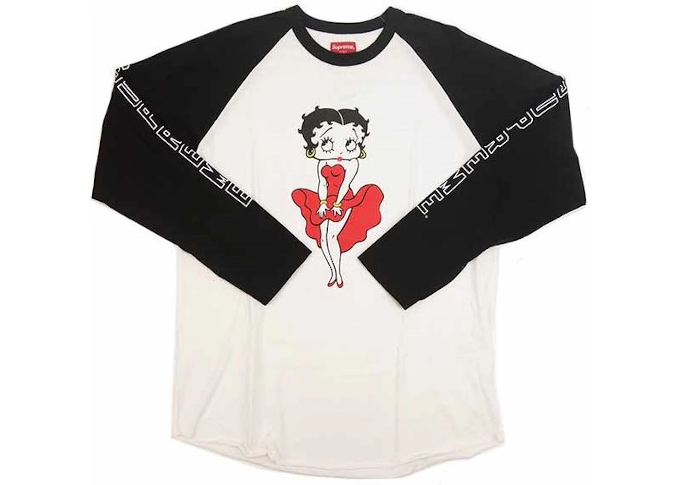 Supreme Betty Boop Raglan Black - 1