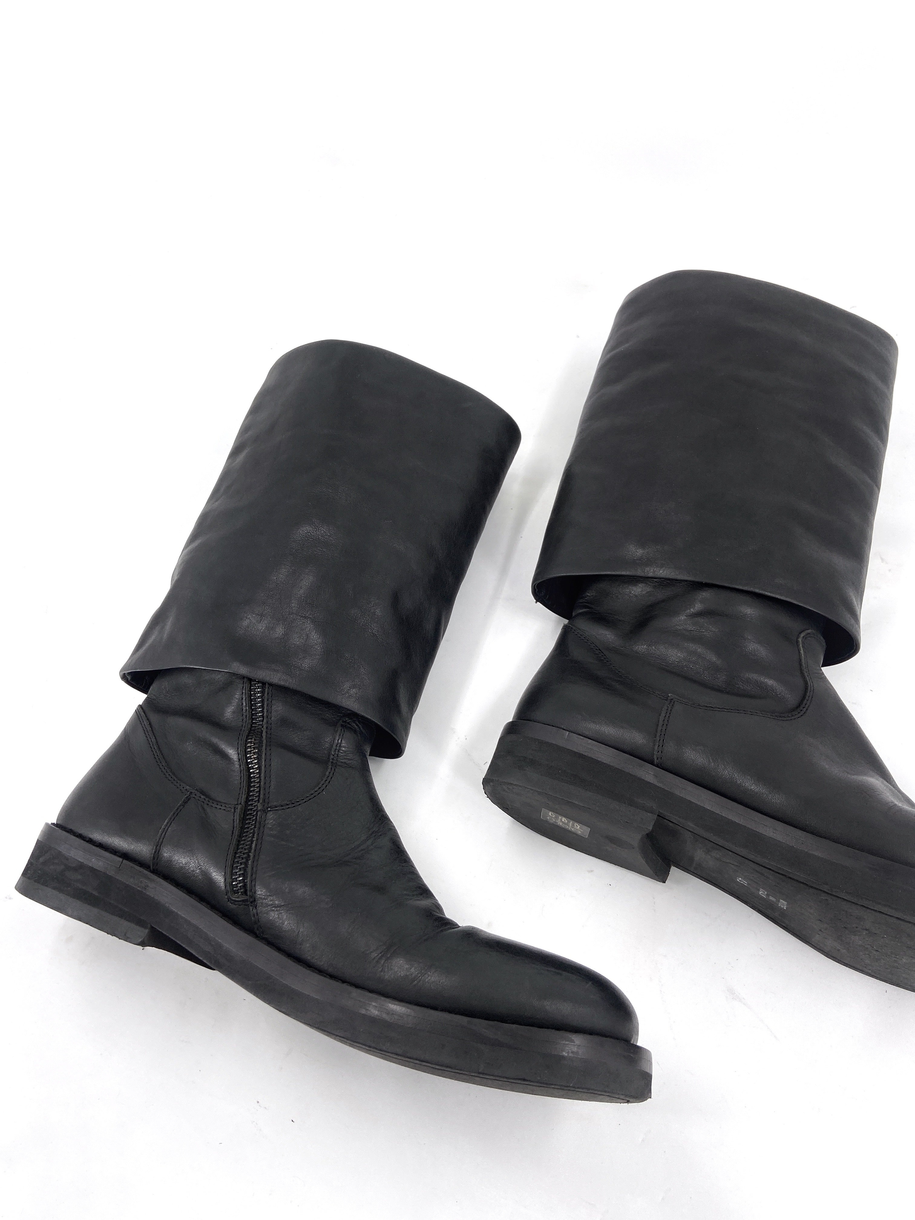 Ann Demeulemeester Fall 2000 Folded Thigh High Boot 43 - 11