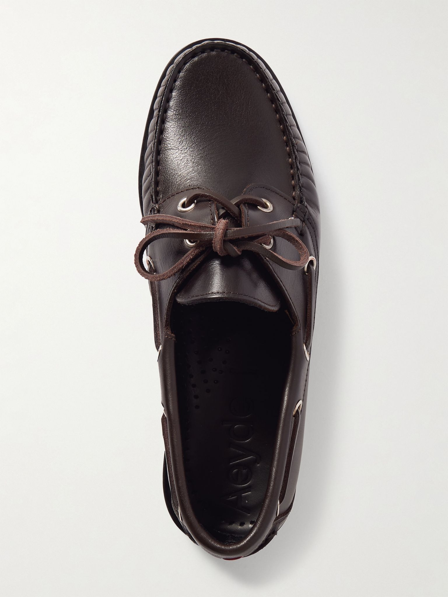 Harris leather boat shoes Chocolate - 5