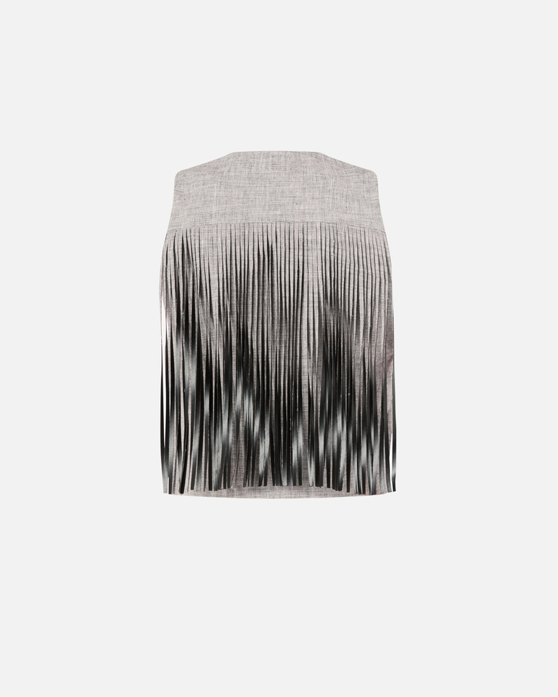 PINKO VEST WITH FRINGING outlook
