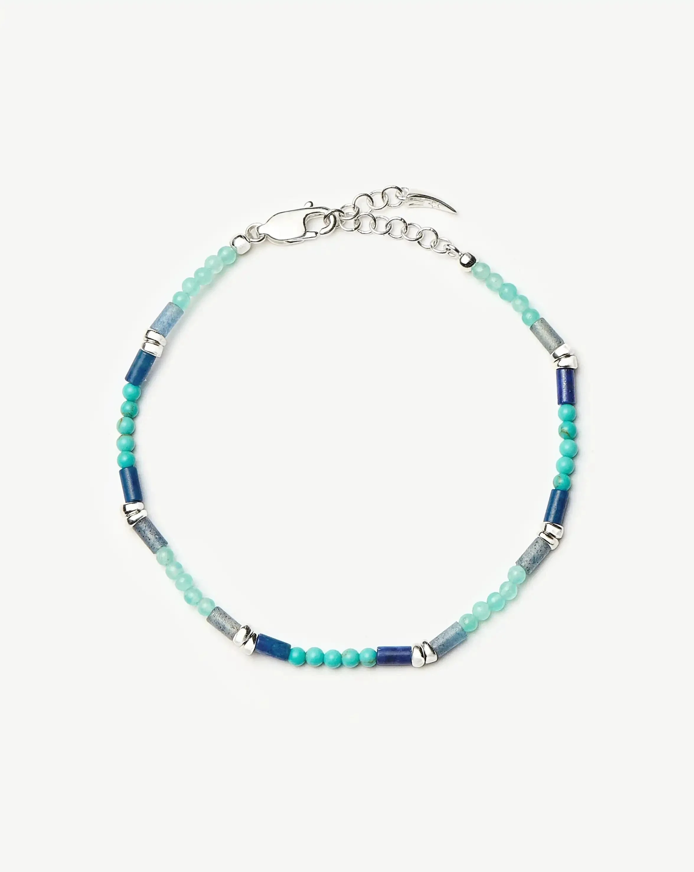 Beaded Gemstone Bracelet - 1