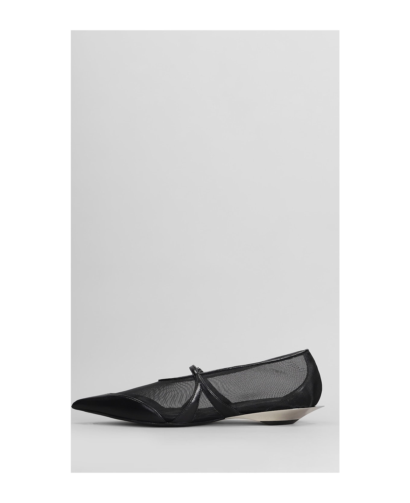 Ballet Flats In Black Polyamide - 3