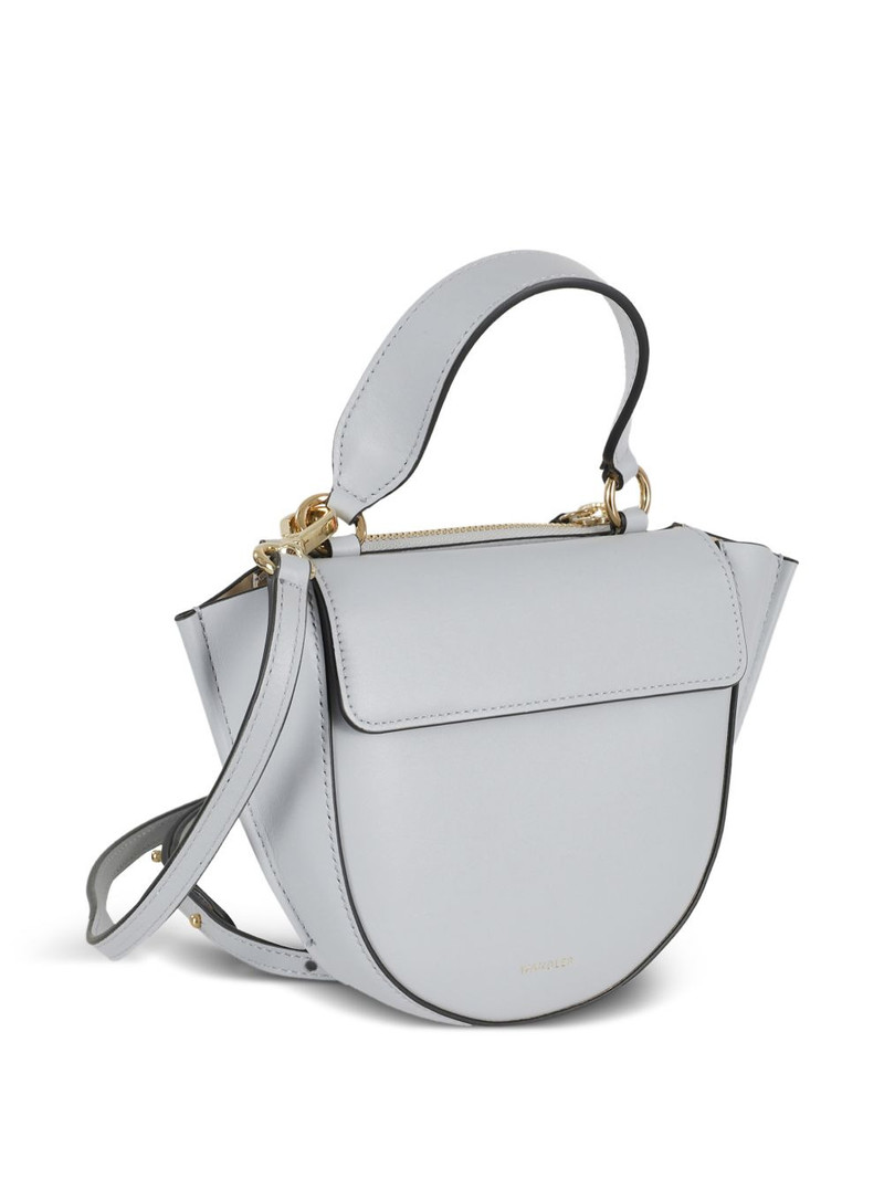 small Hortensia zipped leather tote bag 3