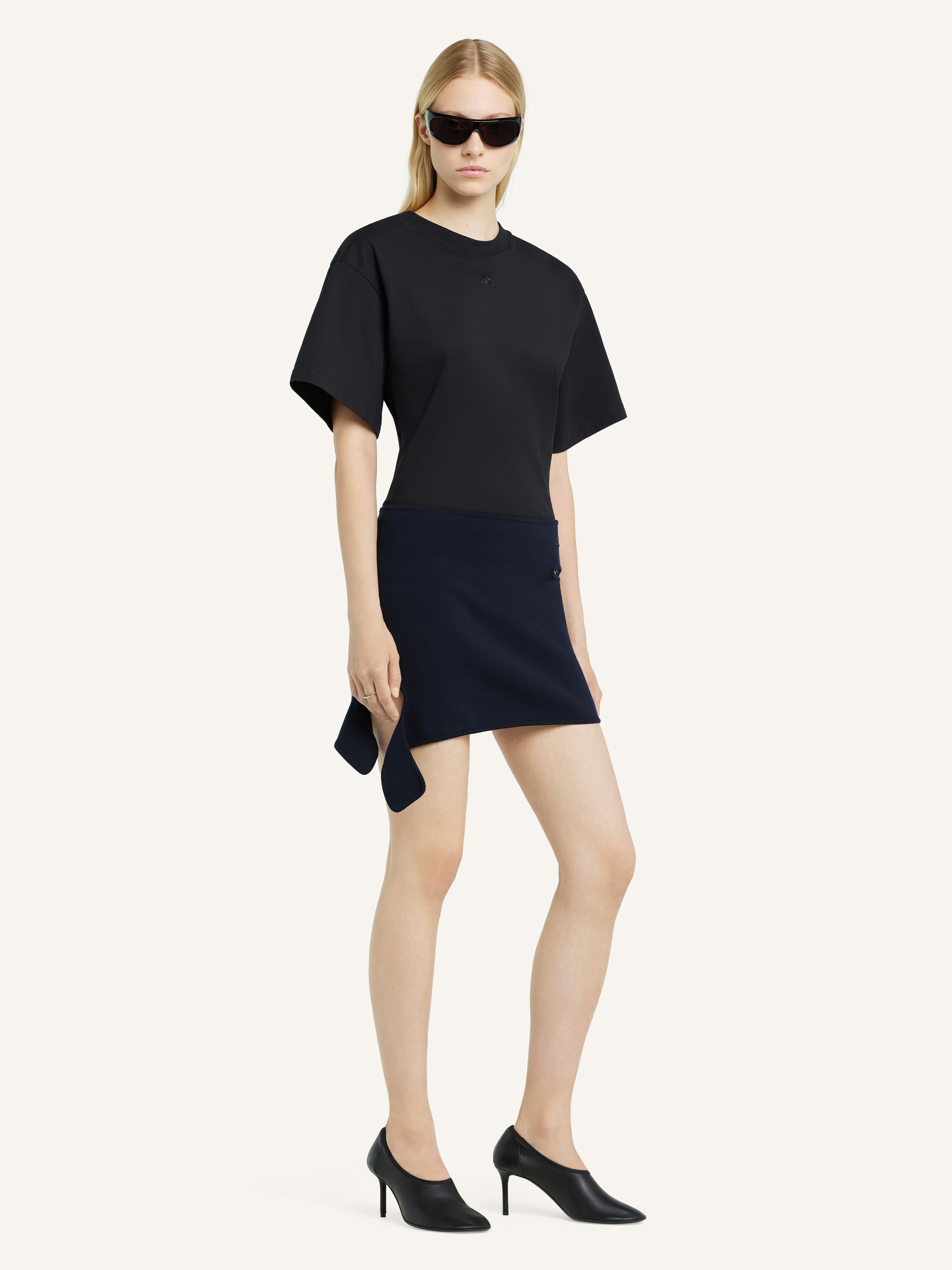 LOOP KNIT MINI SKIRT - 3