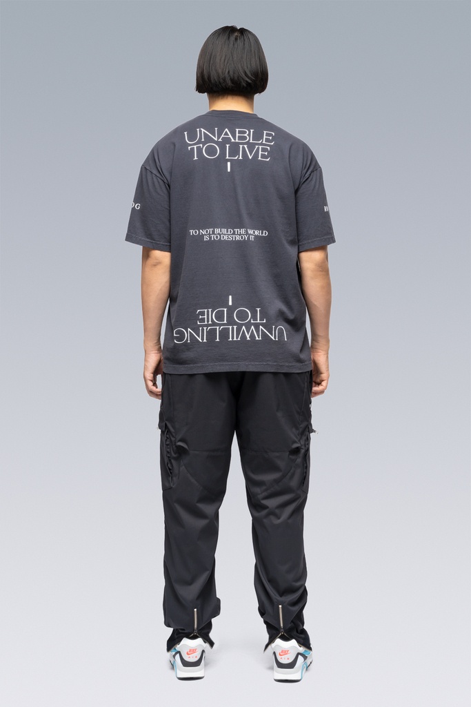 FIS2-RS Cotton Short Sleeve T-shirt Black - 2