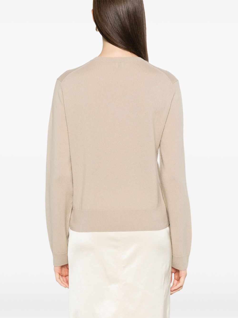 V-neck knit sweater - 4