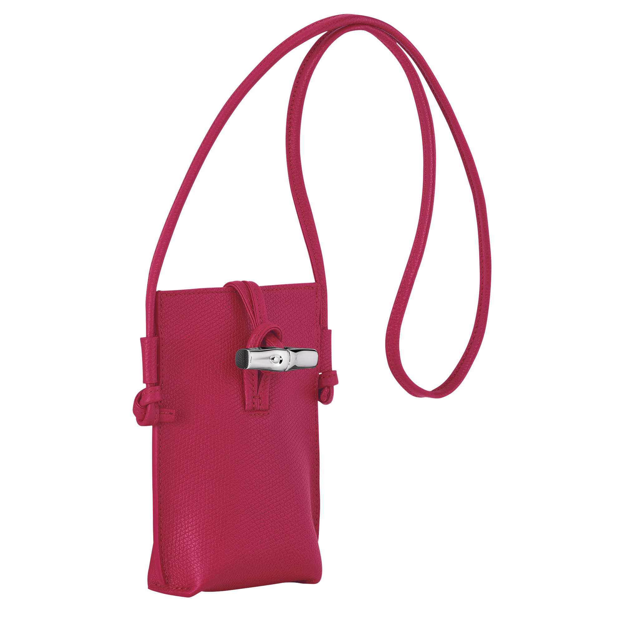 Le Roseau Phone case Beetroot - Leather - 3
