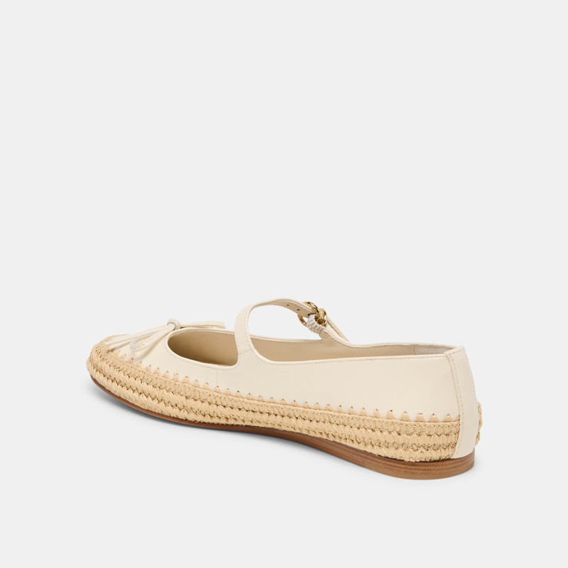 BETONY BALLET FLATS OFF WHITE LEATHER 5
