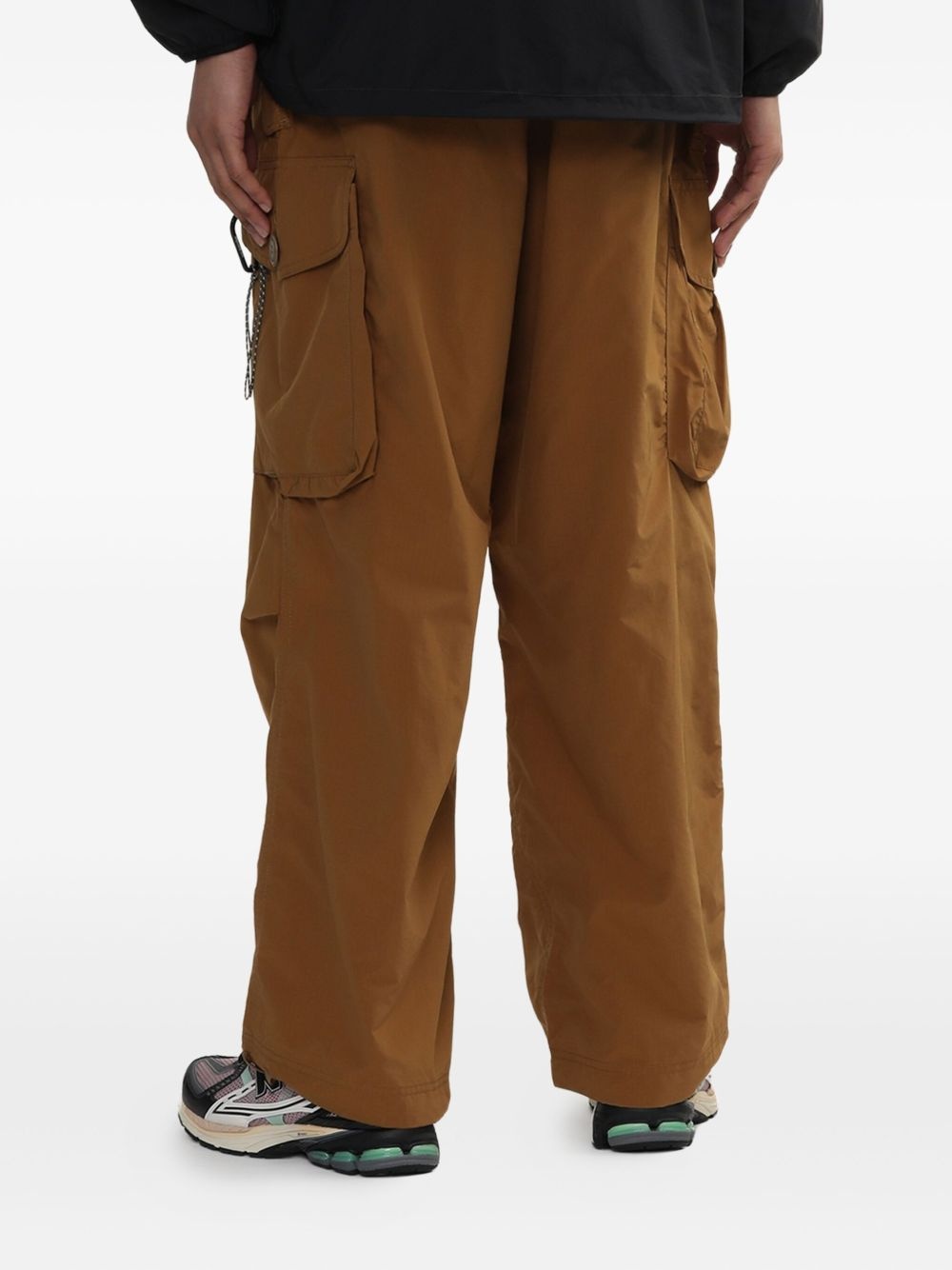 belted cargo pants - 4