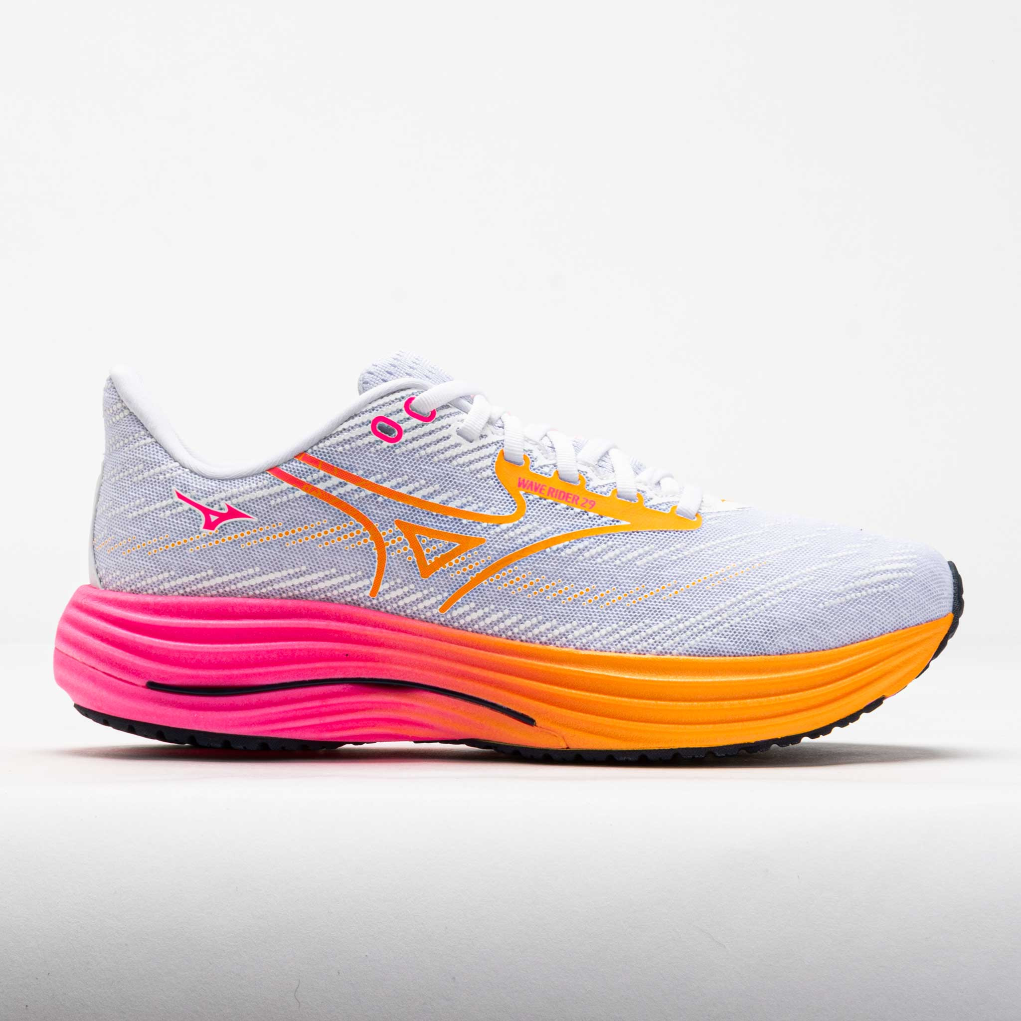 Mizuno Wave Rider 29 Hanabi Unisex White/Tang Orange - 1