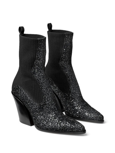 JIMMY CHOO glitter western boots outlook