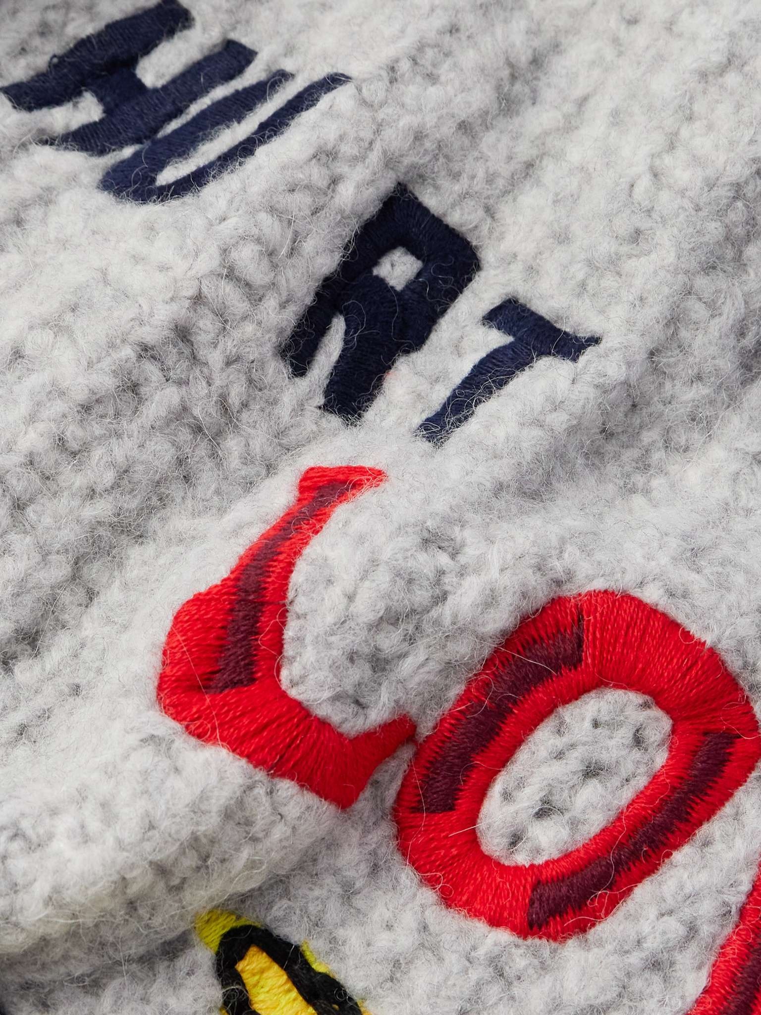 Embroidered Ribbed Wool-Blend Sweater - 4