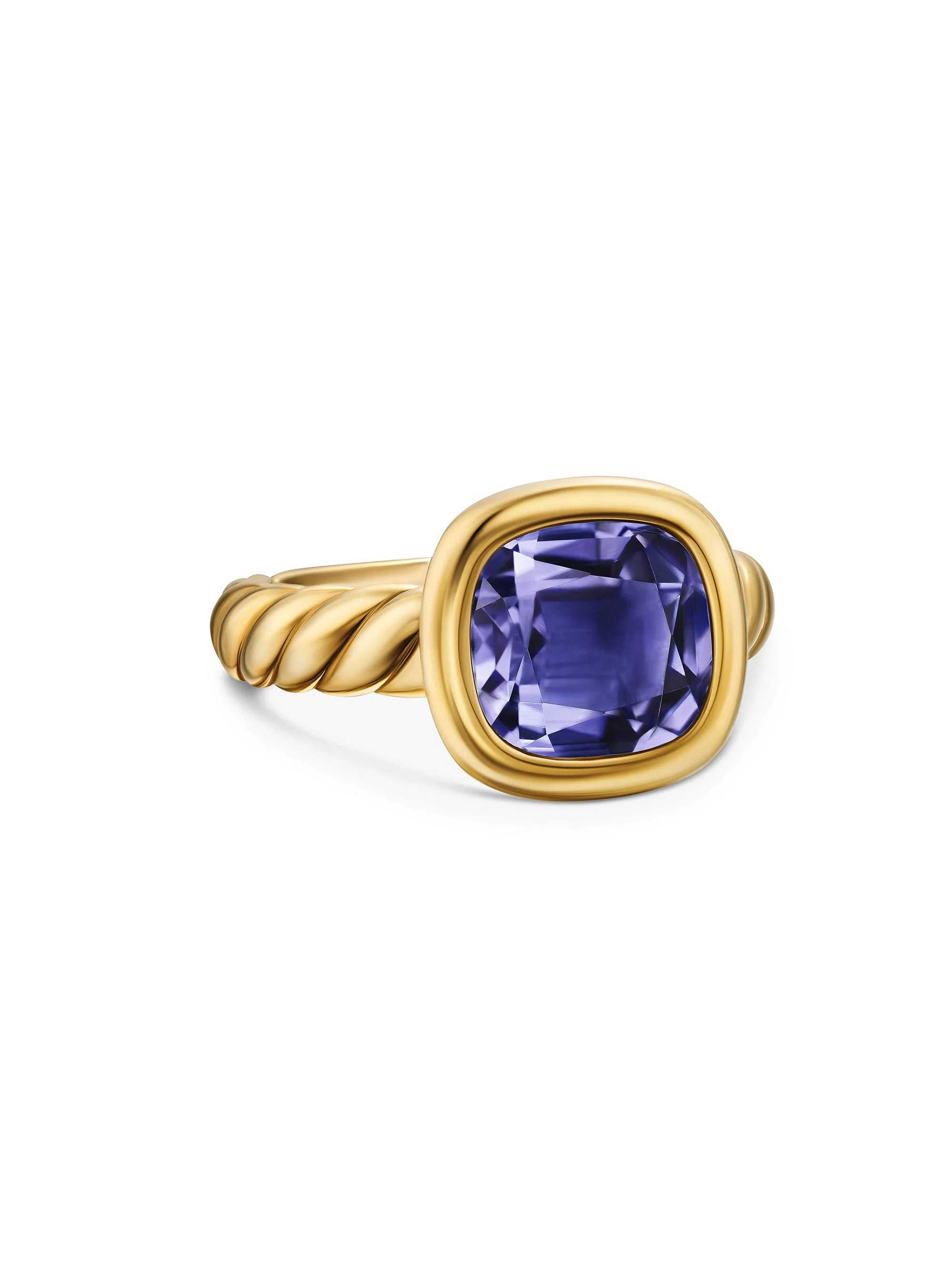 Women's DY Mercer Stone Ring in 18K Yellow Gold - Iolite - 1