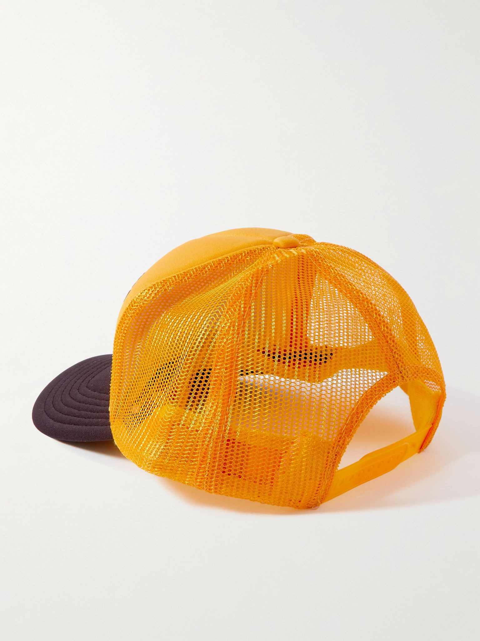 Mini Skirts Forever Printed Scuba and Mesh Trucker Cap Yellow - 3