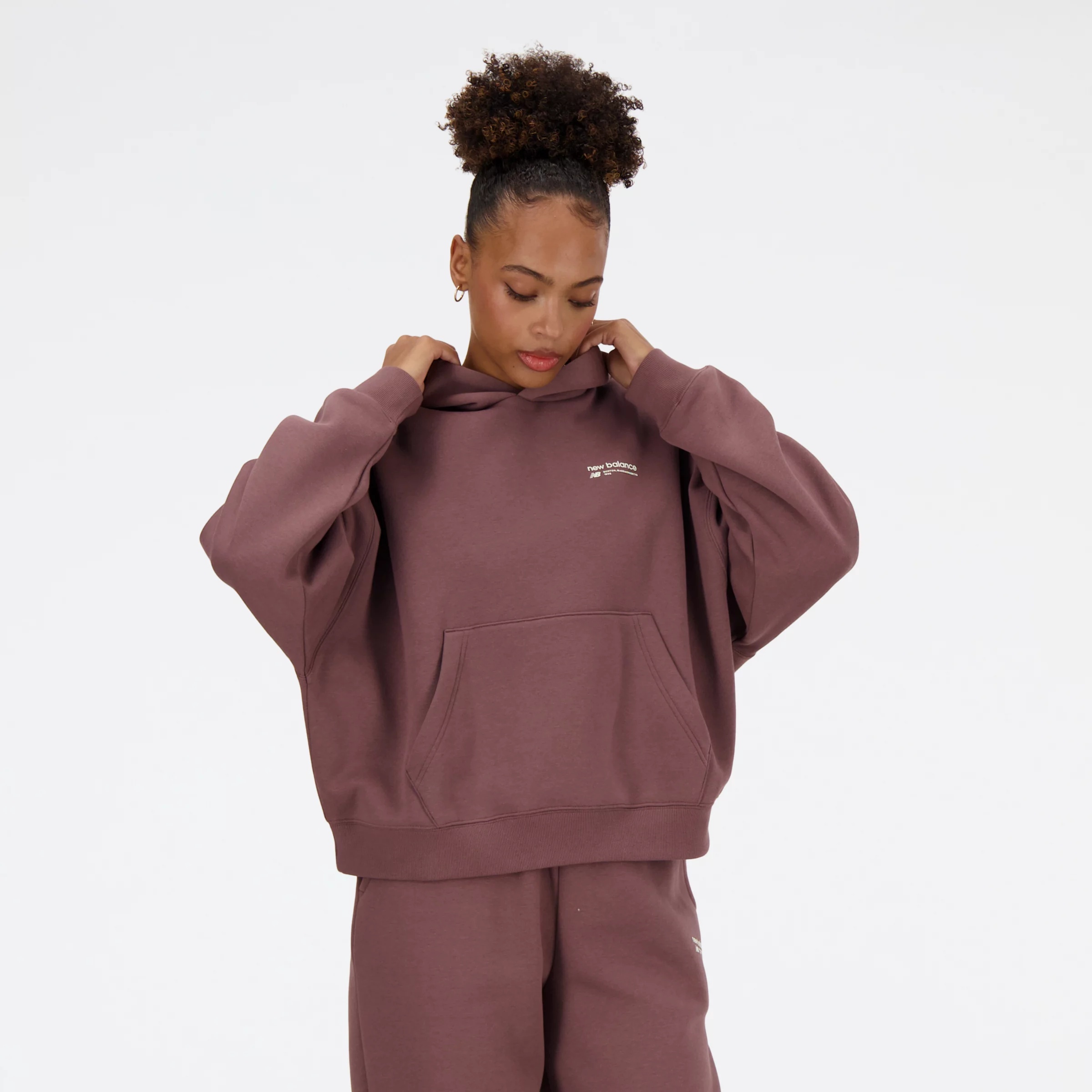 Linear Heritage Brushed Back Fleece Hoodie - 1