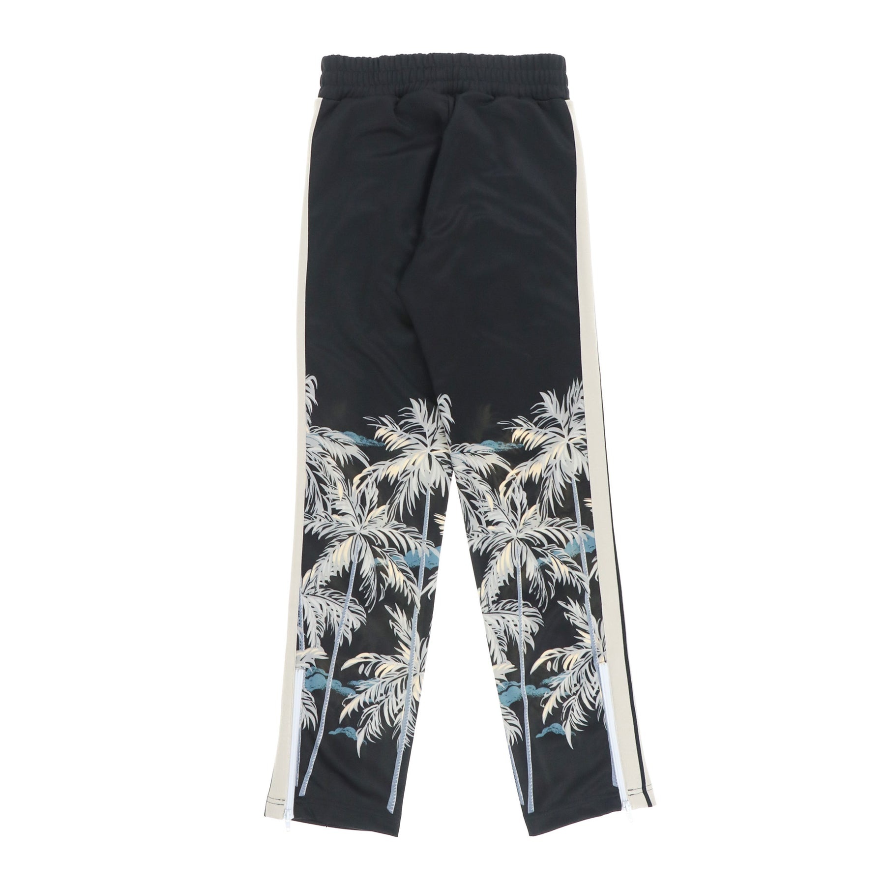 ALLOVER PALMS TRACK PANTS / BLK OFF WHT - 2