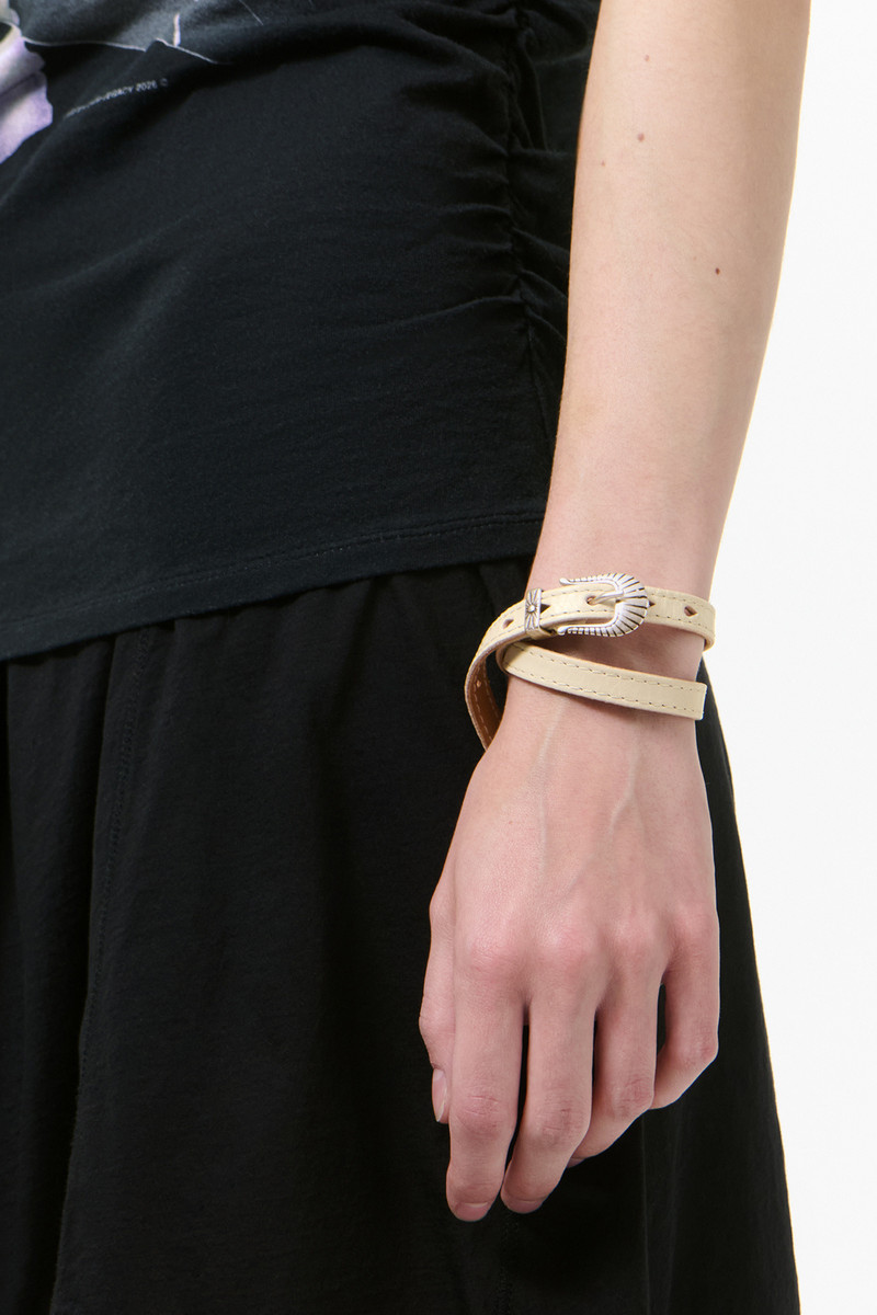 Cowboy Wrap Around Deep Ecru Leather 5