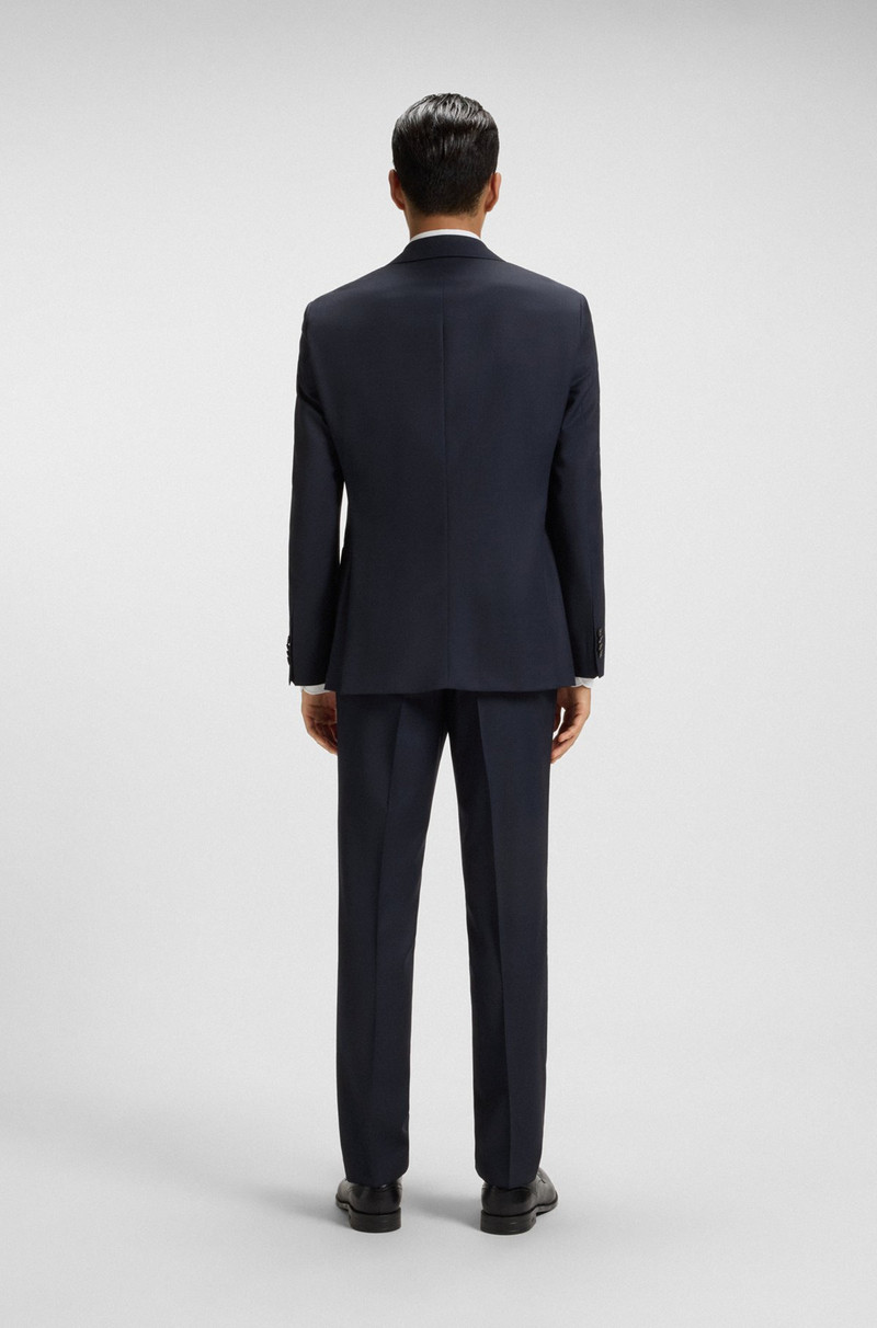 BOSS REGULAR-FIT SUIT IN MICRO-PATTERNED VIRGIN WOOL outlook