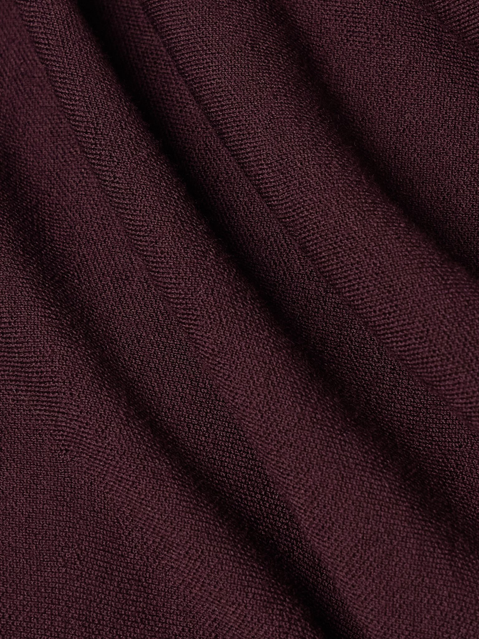 Coast one-shoulder wool-blend maxi dress Burgundy - 4