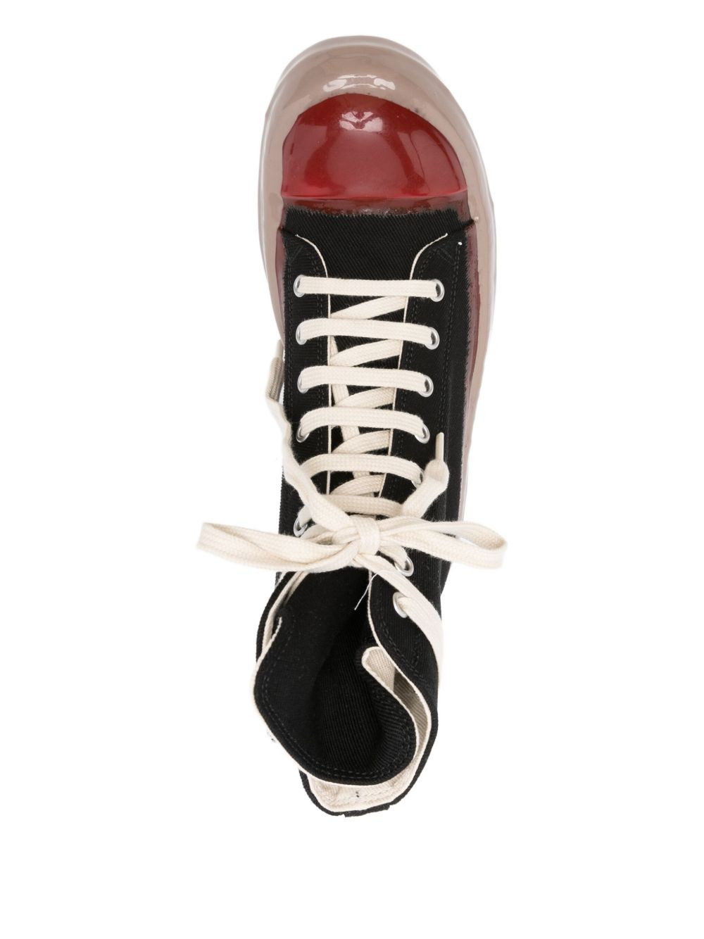 high-top lace-up sneakers - 4